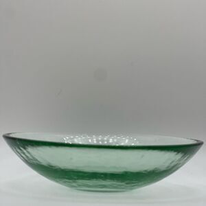 Fire & Light Modern Green Glass Art‎ Bowl